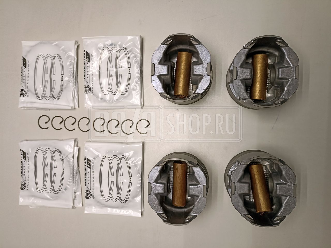 Группа поршневая дв.406 92,0 ГАЗ "Эксперт" (Кострома) с пальцами и кольцами (ГРУППА Д) / 406.1004018_Д (ГРУППА Д)